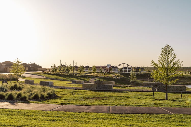 Harvest Park at Sunset