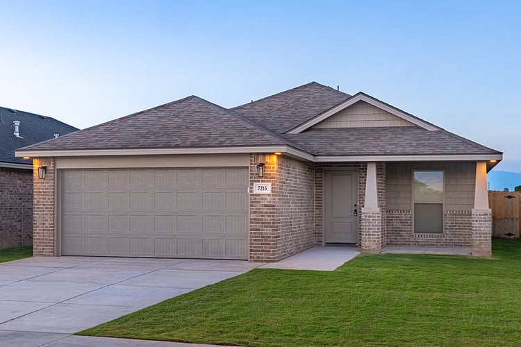 Exterior photo of the Kenlie, one of Betenbough's affordable homes for sale.