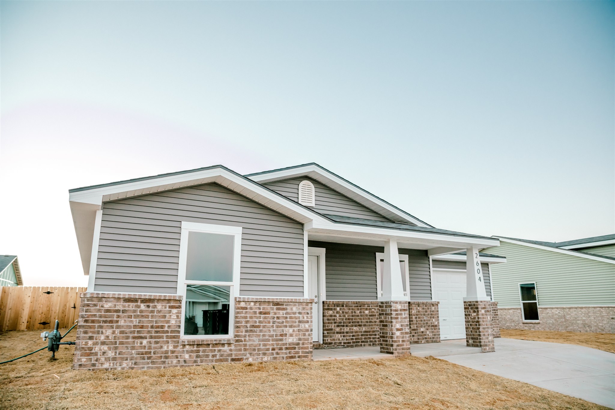 Photo of exterior of Betenbough Homes' Maci floor plan.