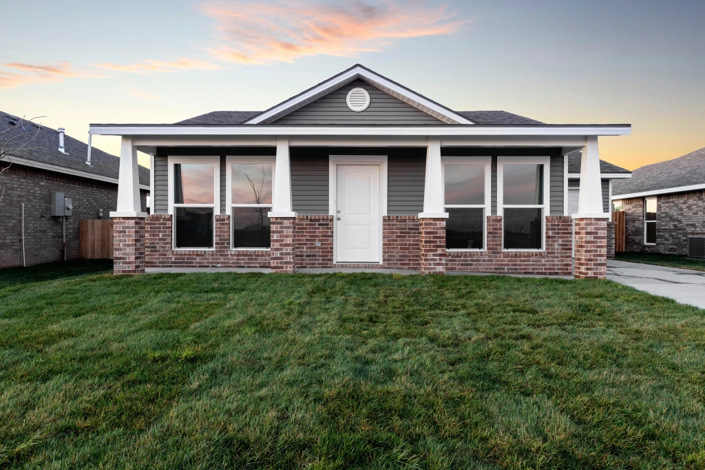 Photo of a cottage-style home in a Betenbough Homes community.