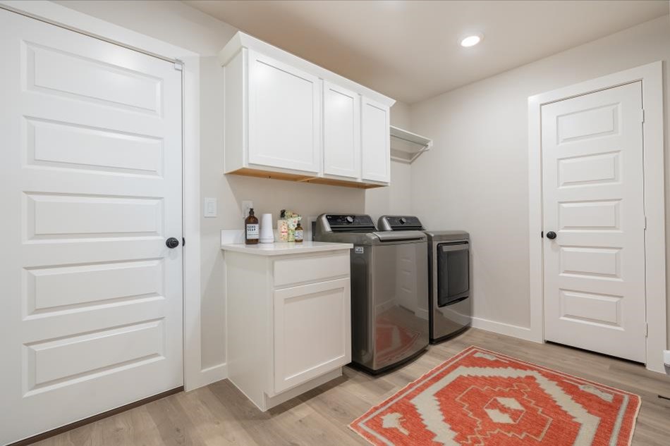 Photo of Betenbough Homes' 2024 Lubbock Parade Home staged laundry room.