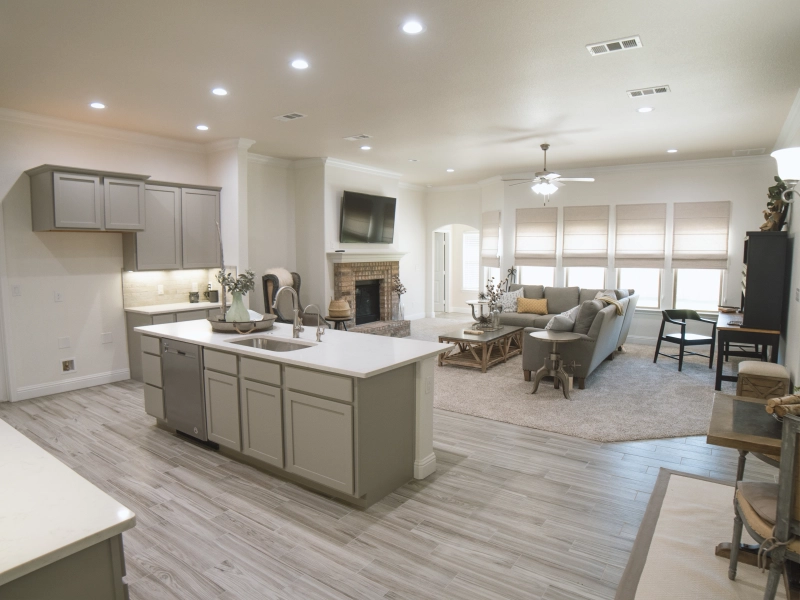 Photo of a Betenbough home with quartz countertops.